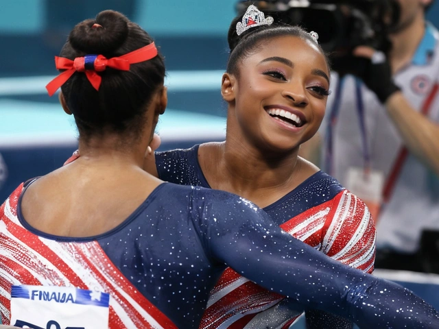 Simone Biles Leads Team USA to Olympic Gold in Women's All-Around Gymnastics