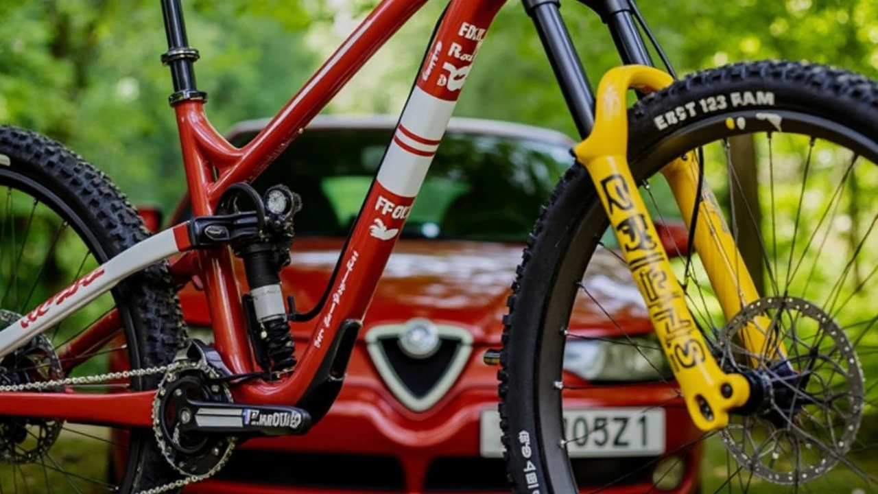 Privateer 161 Mountain Bike Reimagined with Bold Alfa Romeo-Inspired Paint Job