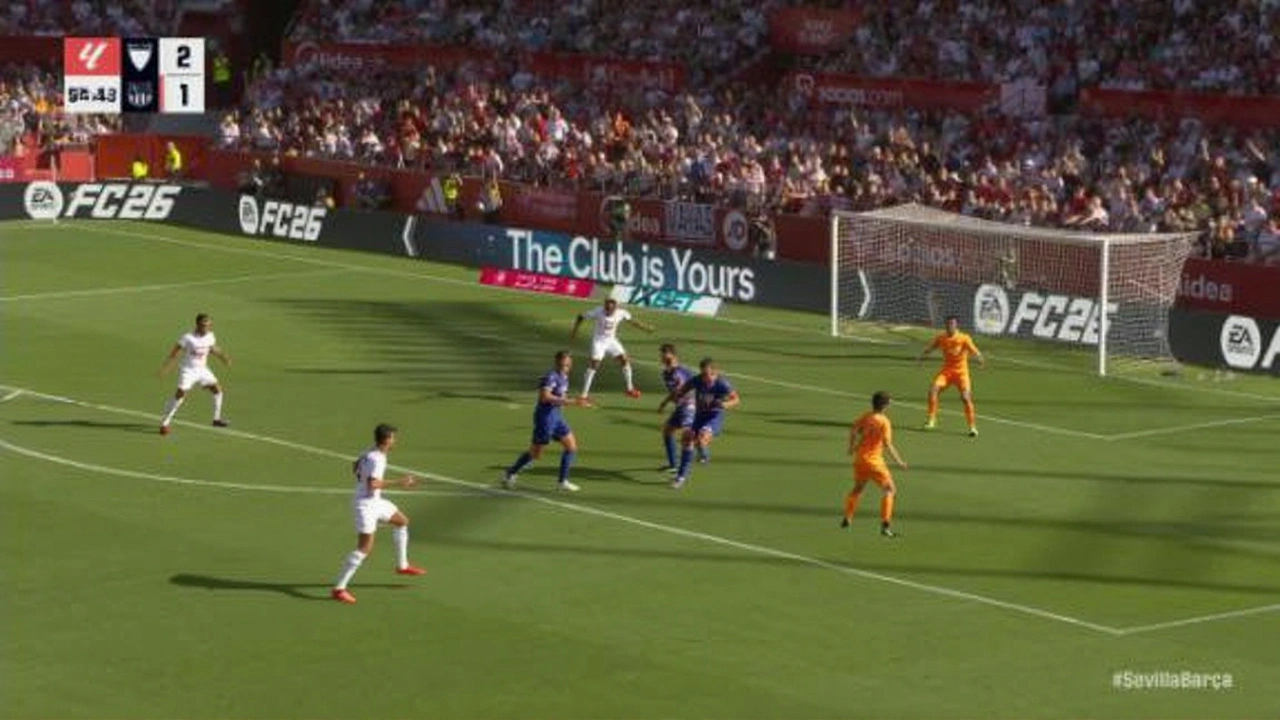 Sevilla Upsets Barcelona 4-1 in LaLiga Shock, Lewandowski Penalty Miss Costs Catalans