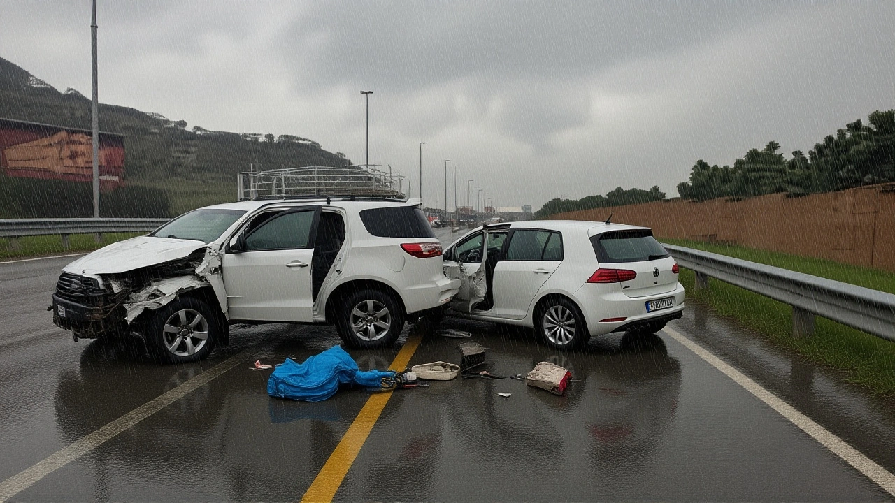 Two Killed in Rain-Slicked N12 Crash Near OR Tambo Airport